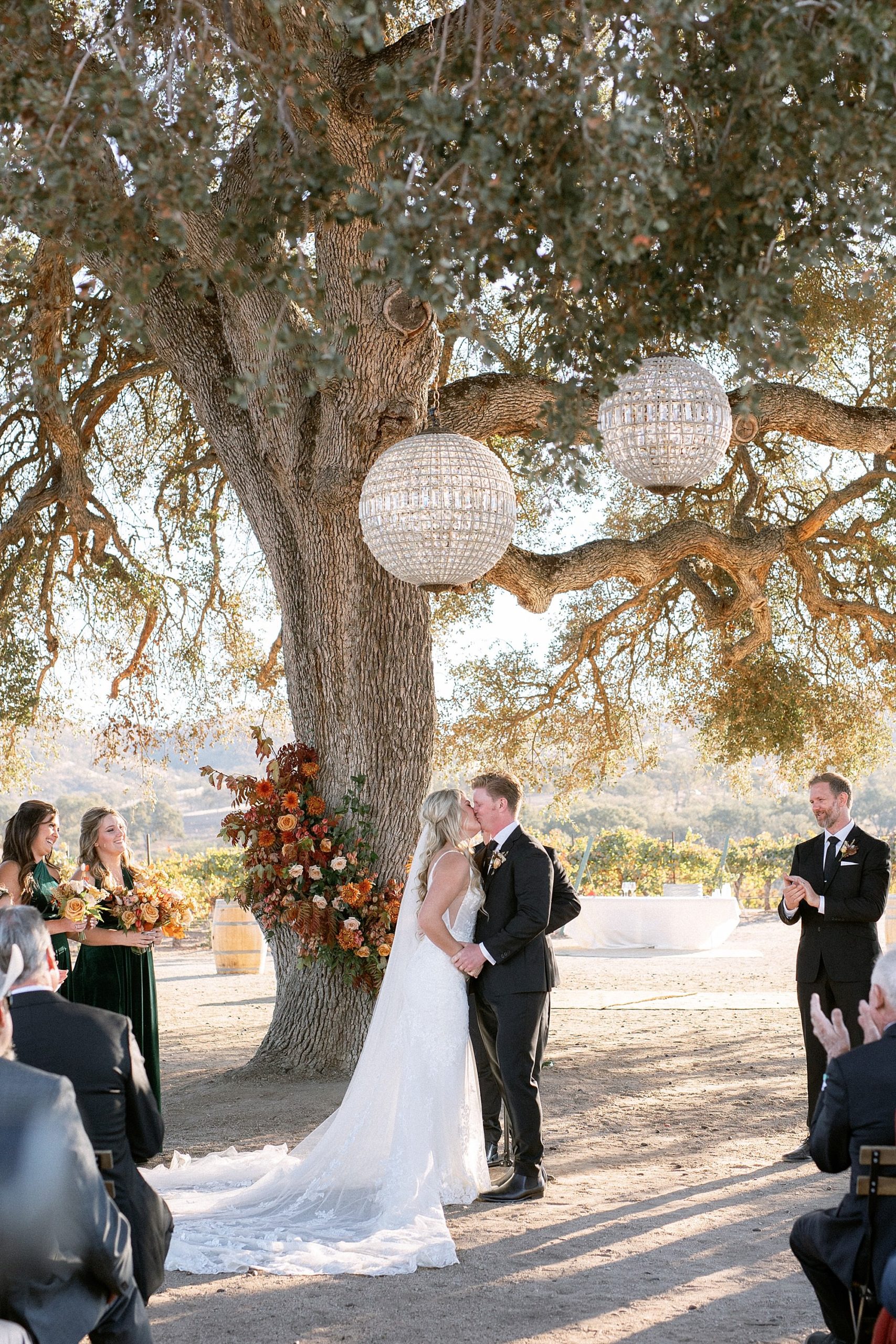 Cass Winery wedding ceremony