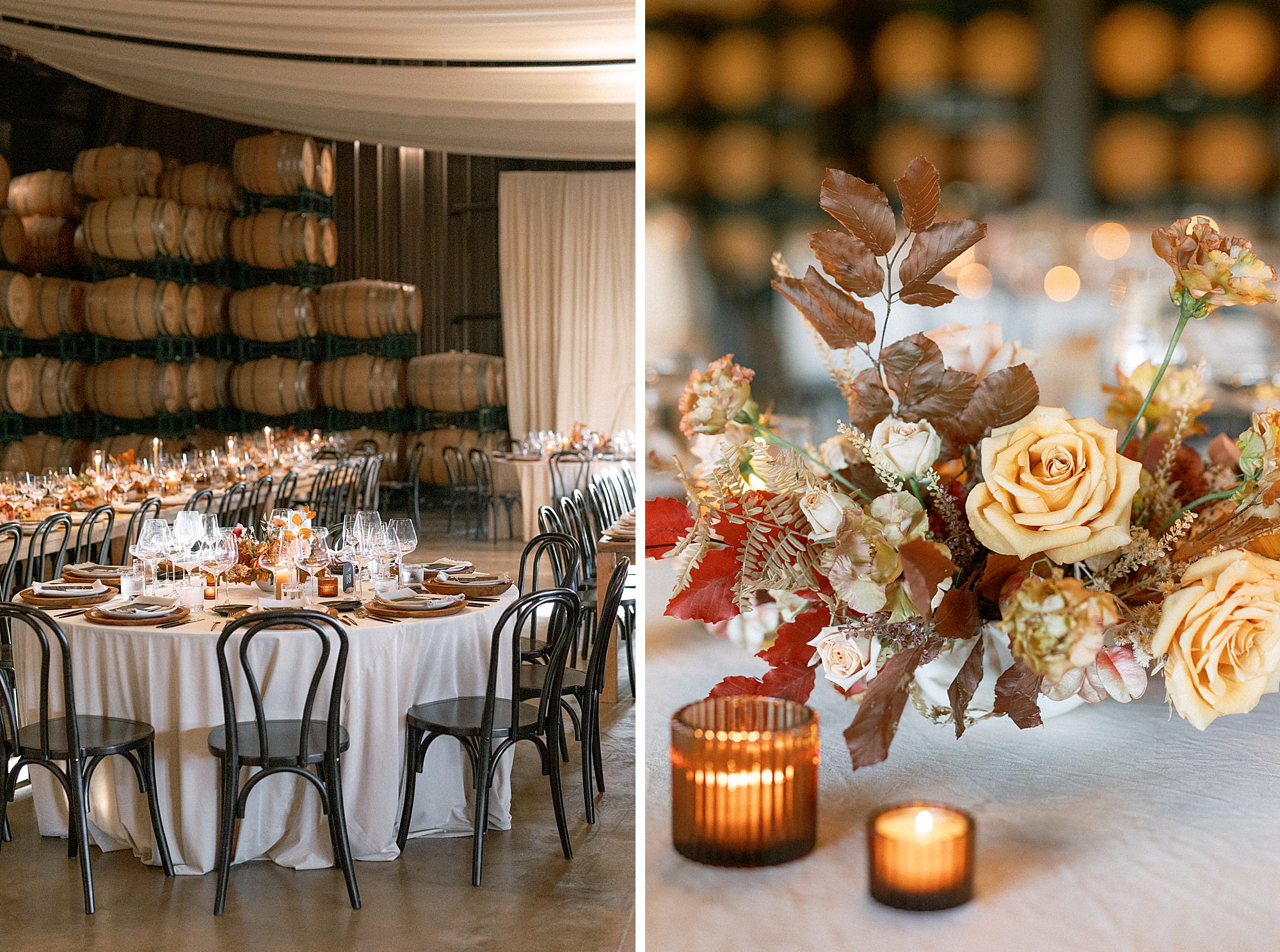 Paso Robles wedding reception details