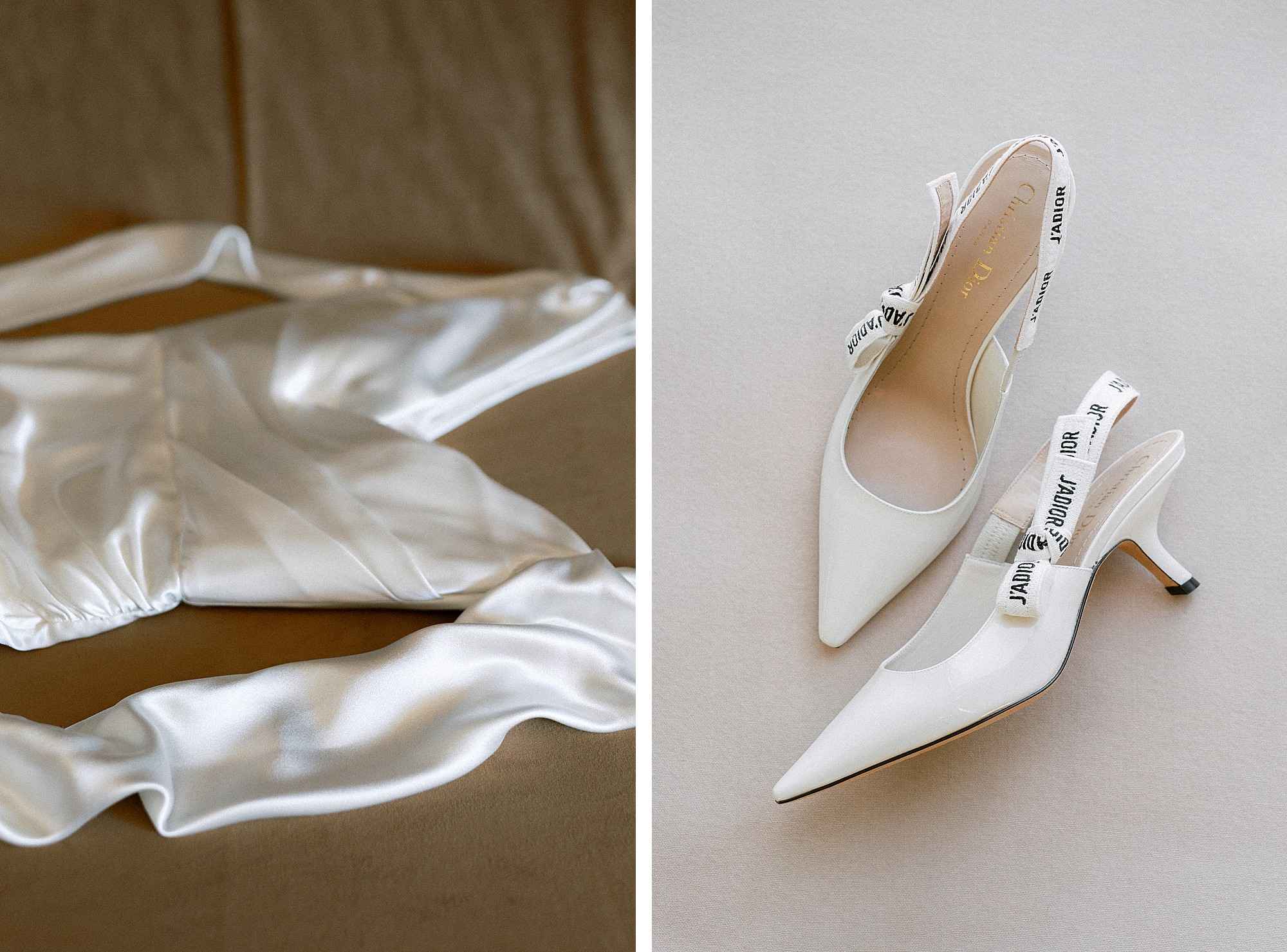 Dior bridal shoes