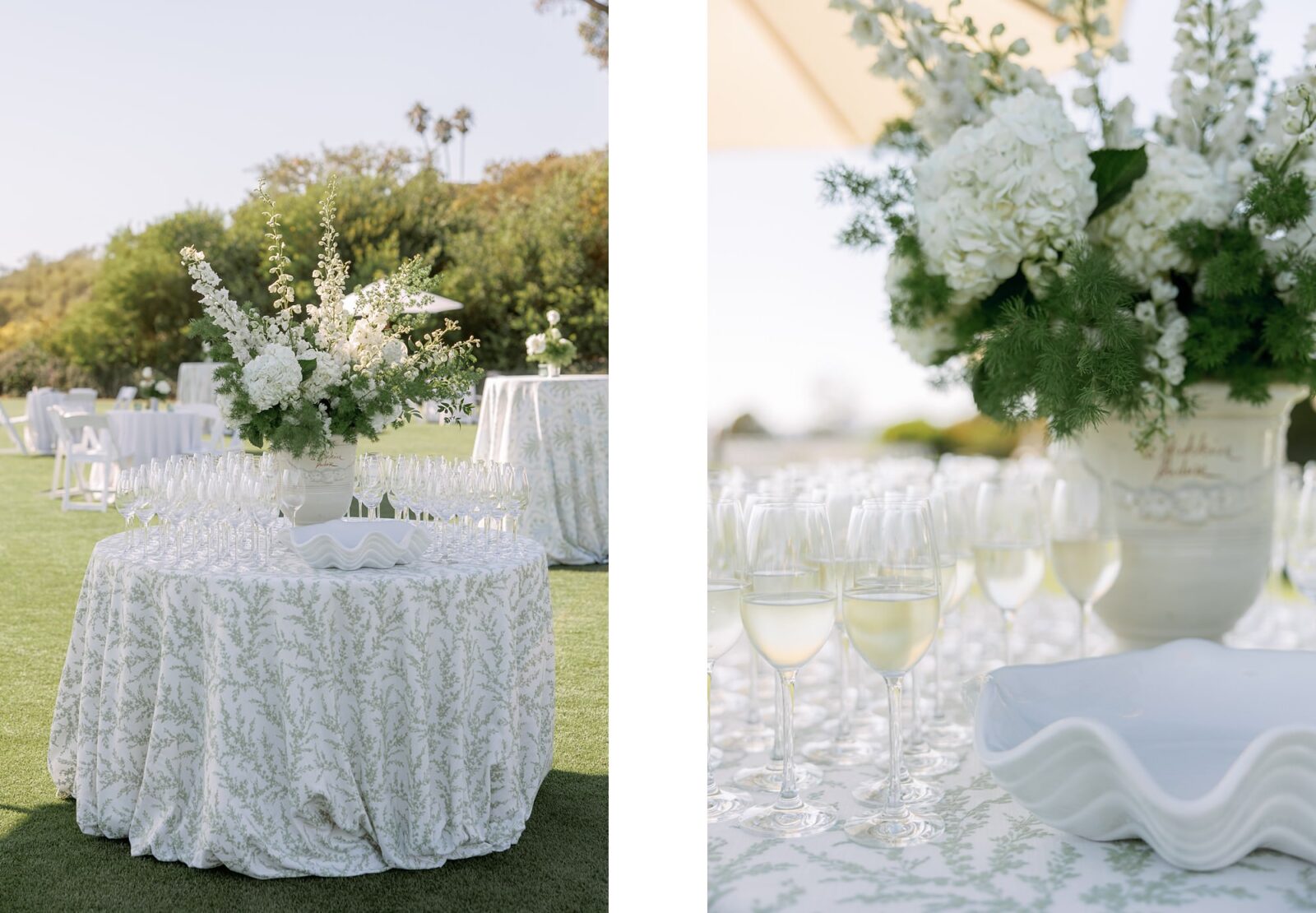 Montecito Country Club wedding cocktail hour