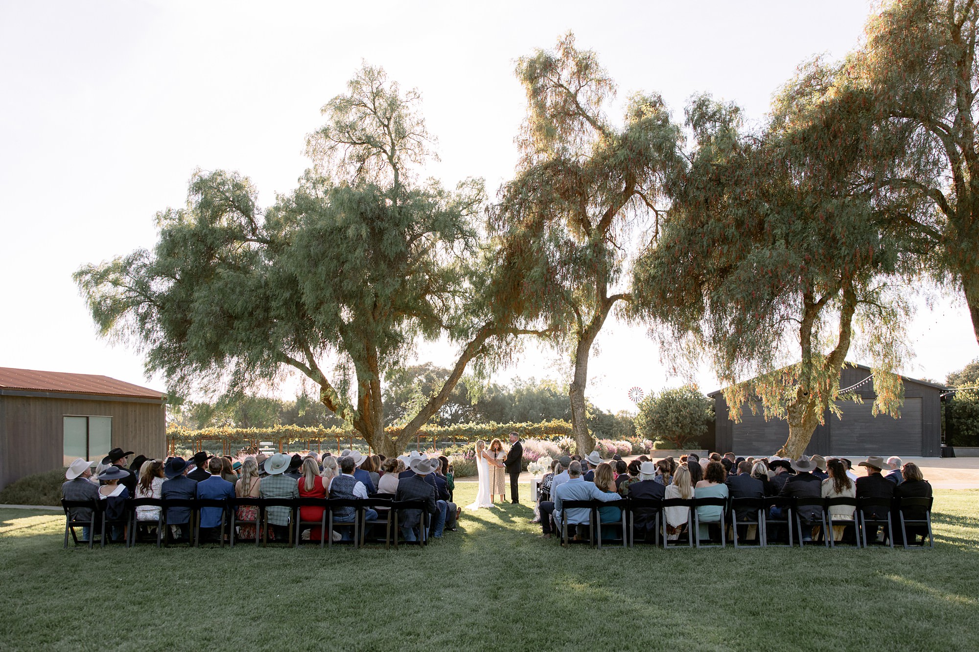 Roblar wedding ceremony