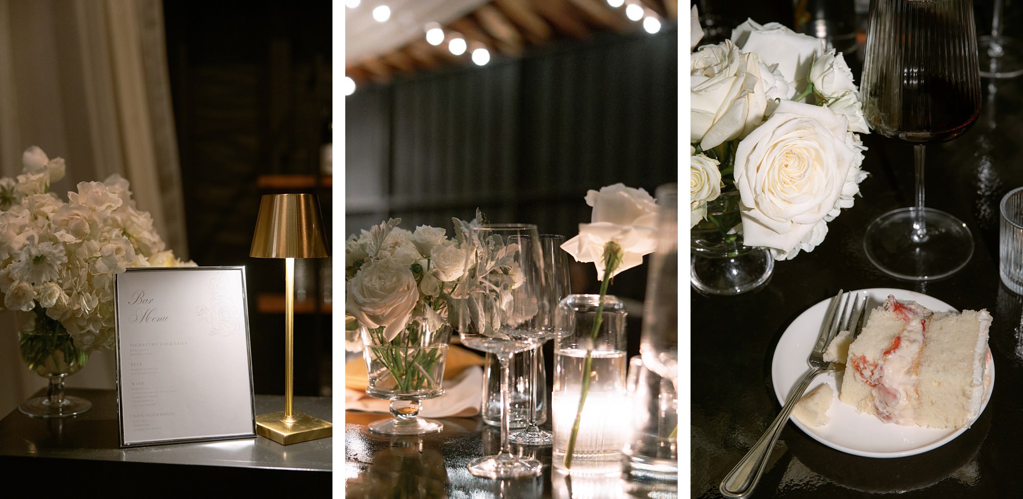 wedding reception details