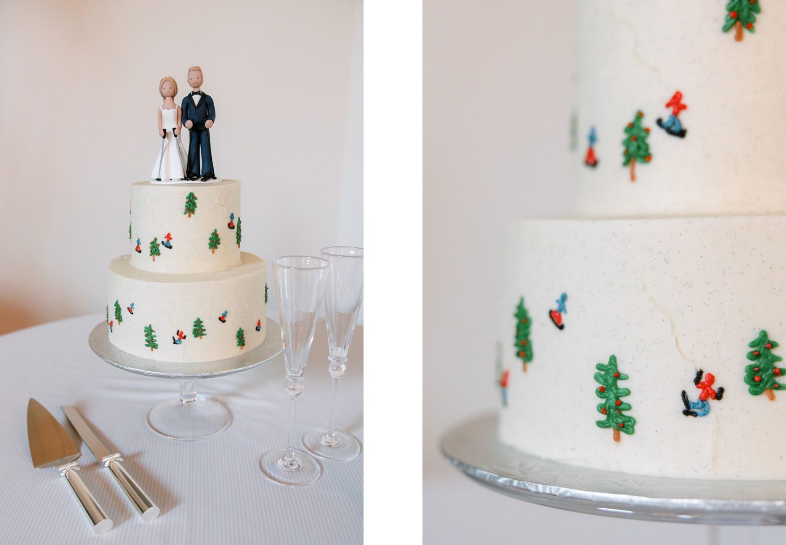 Custom wedding cake by Crushcakes