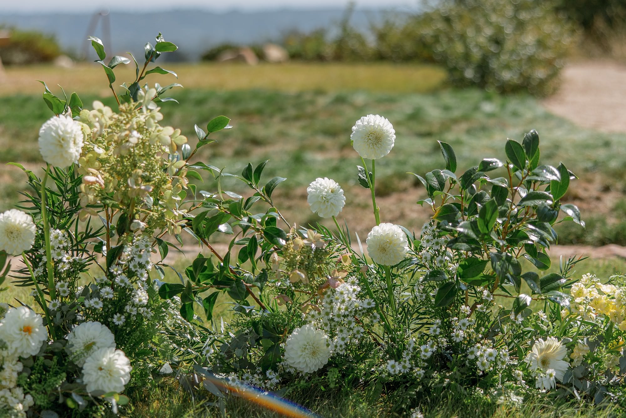White wedding flower ideas