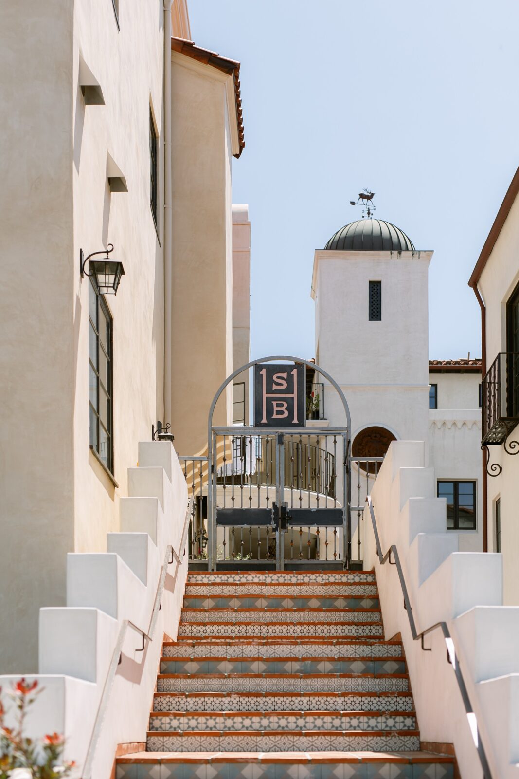 Hotel San Buena tile staircase