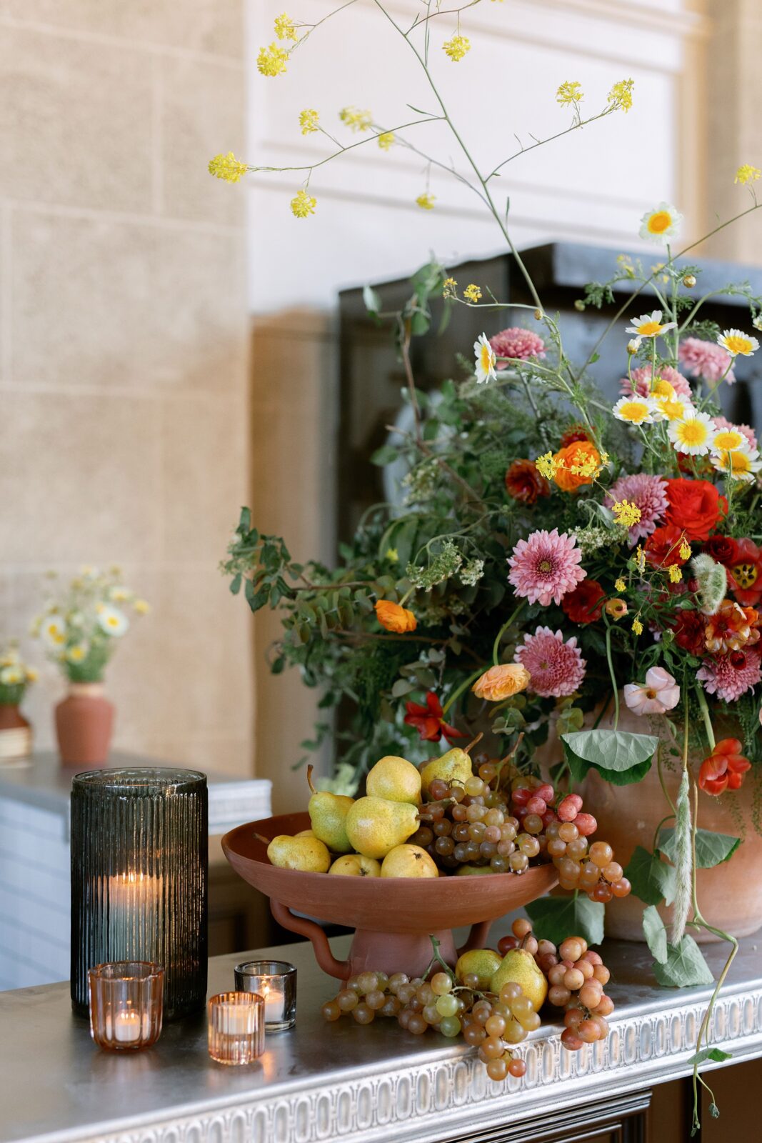 Hotel San Buena wedding bar setup