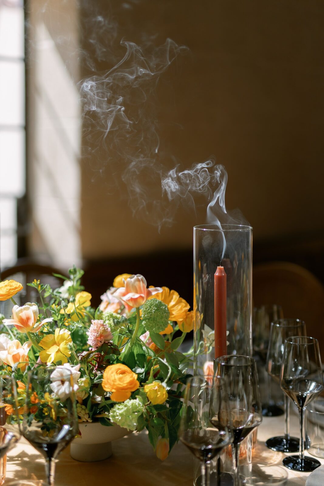 Hotel San Buena wedding reception table ideas
